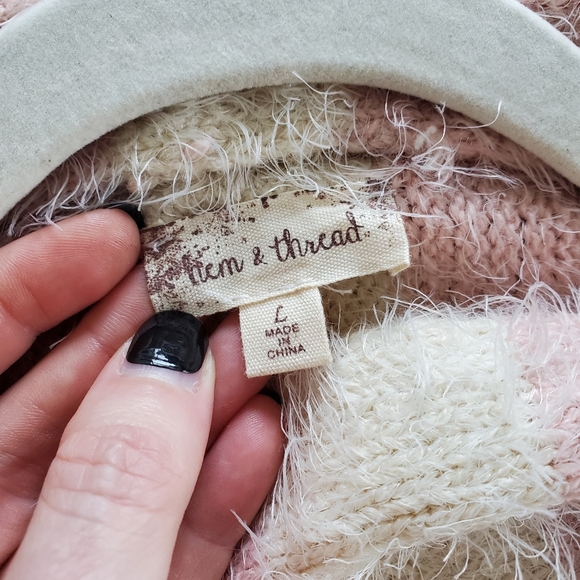 Pink Peppermint Striped Sweater - Picture 2 of 4